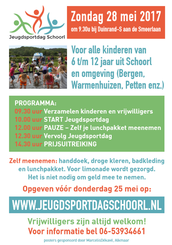 Jeugdsportdag Schoorl, kom je ook?