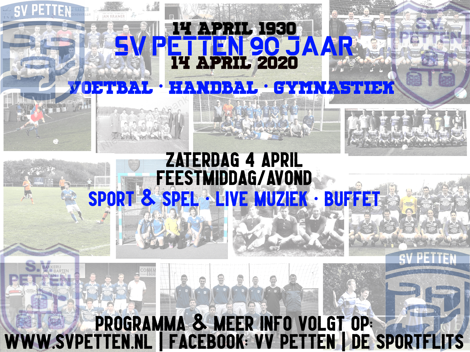 Vooraankondiging jubileum sv Petten 90 jaar