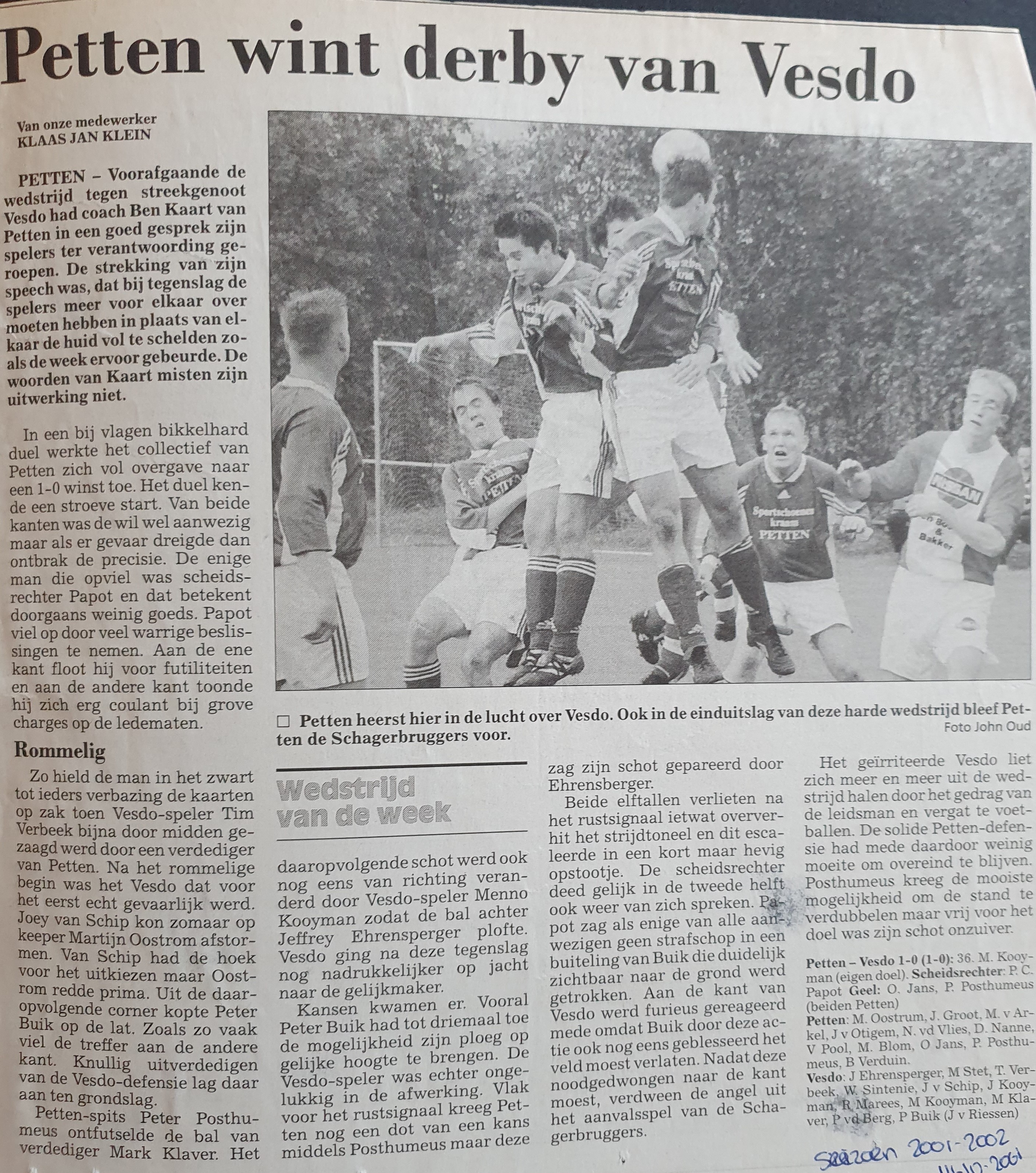 Historie vv Petten 4/20