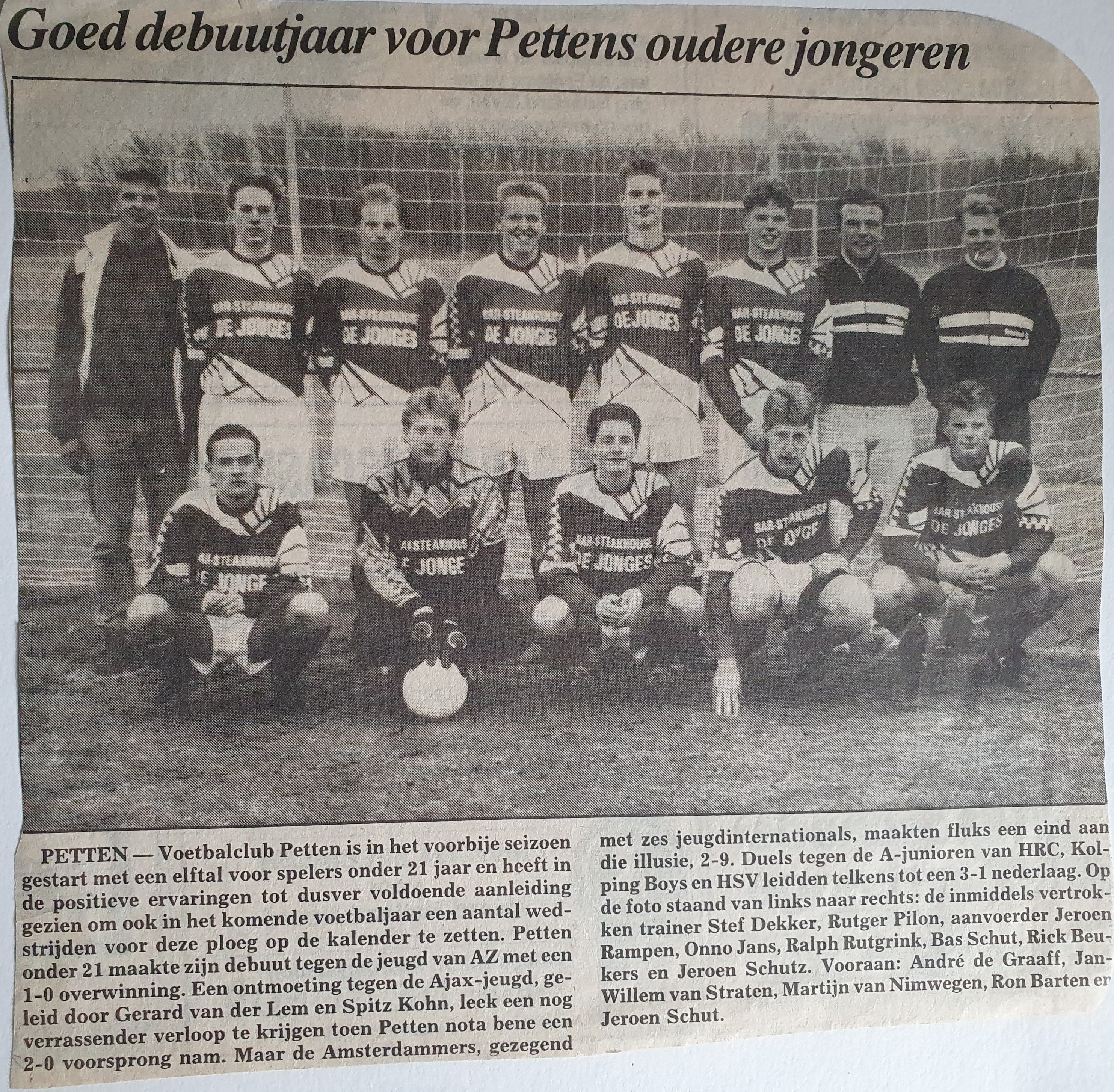 Historie vv Petten 12/20