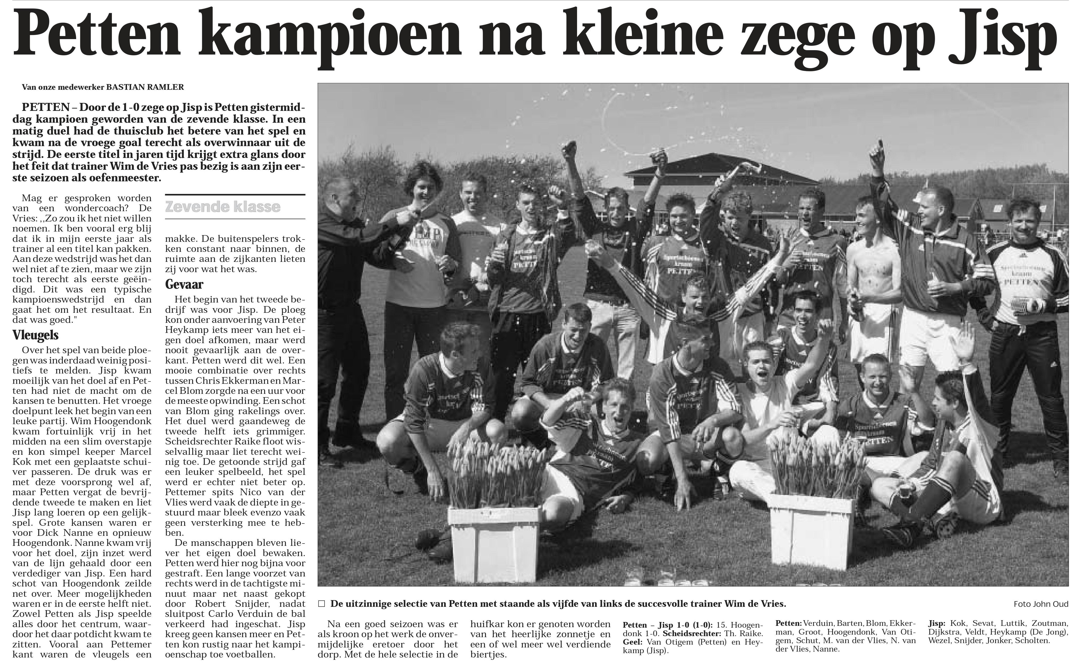 Historie vv Petten 17/20