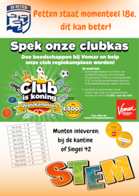 Help jouw club Regiokampioen worden!