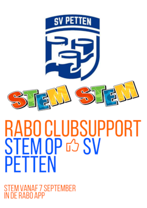 Stem op SV website